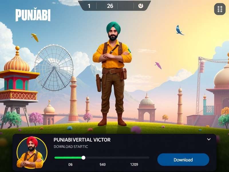 Punjabi Vertical Victor character selection screen